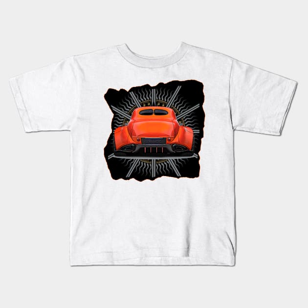 Bad Ass - 1941 Willys Gasser Kids T-Shirt by Wilcox PhotoArt